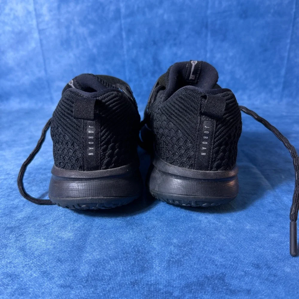 Jordan Trainer 2 Flyknit Triple Black Mens Training Shoes 921210-013 Size 10.5